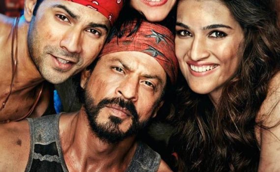 Dilwale Movie Poster - Shahrukh Khan, Kajol, Varun Dhawan, Kriti Sanon - HD Wallpaper