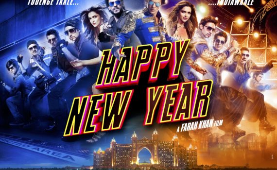 Happy New Year Movie Poster Shahrukh Khan, Deepika Padukone - Full HD Wallpaper