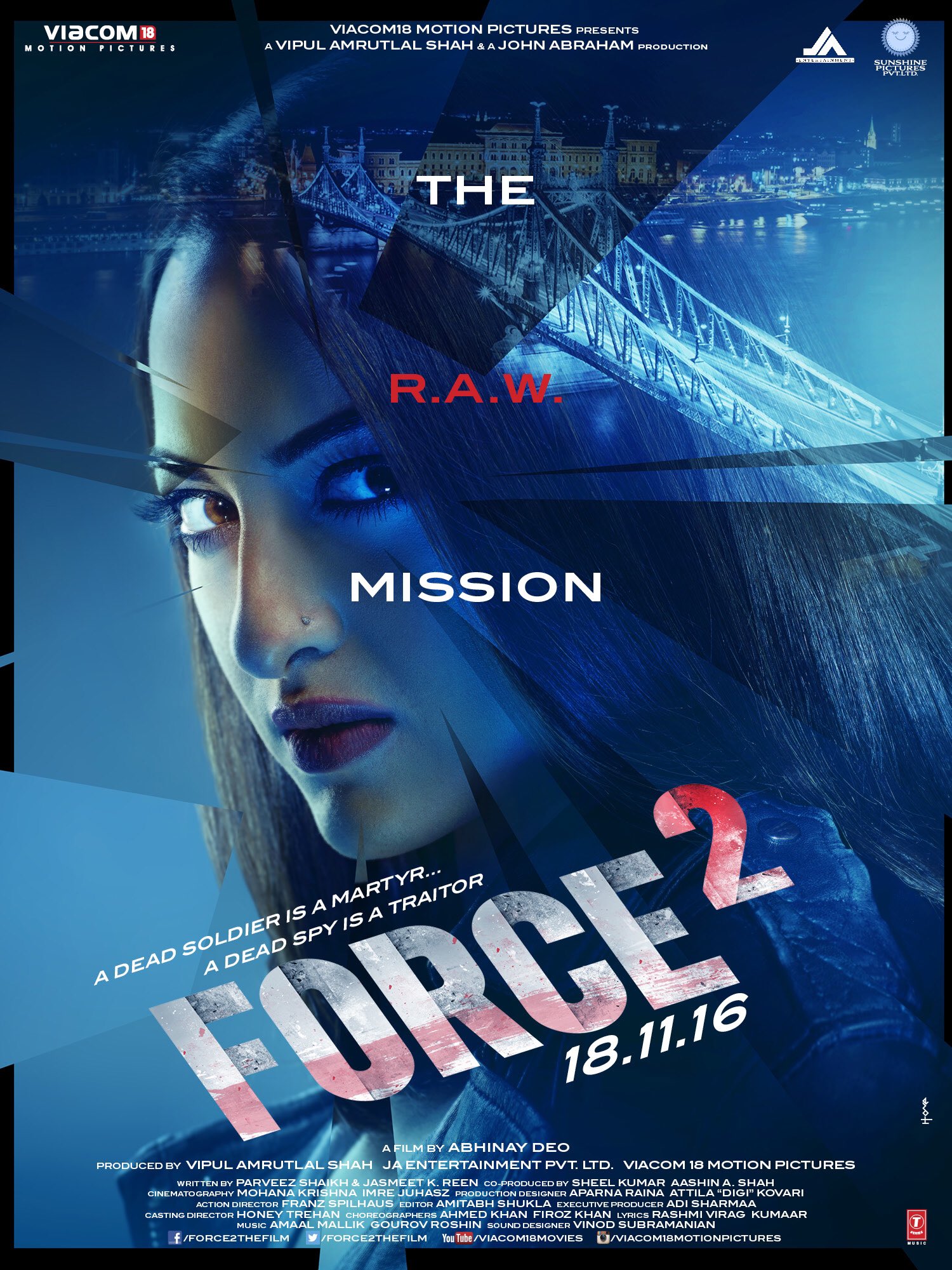 Force 2 First Look Poster Sonakshi Sinha