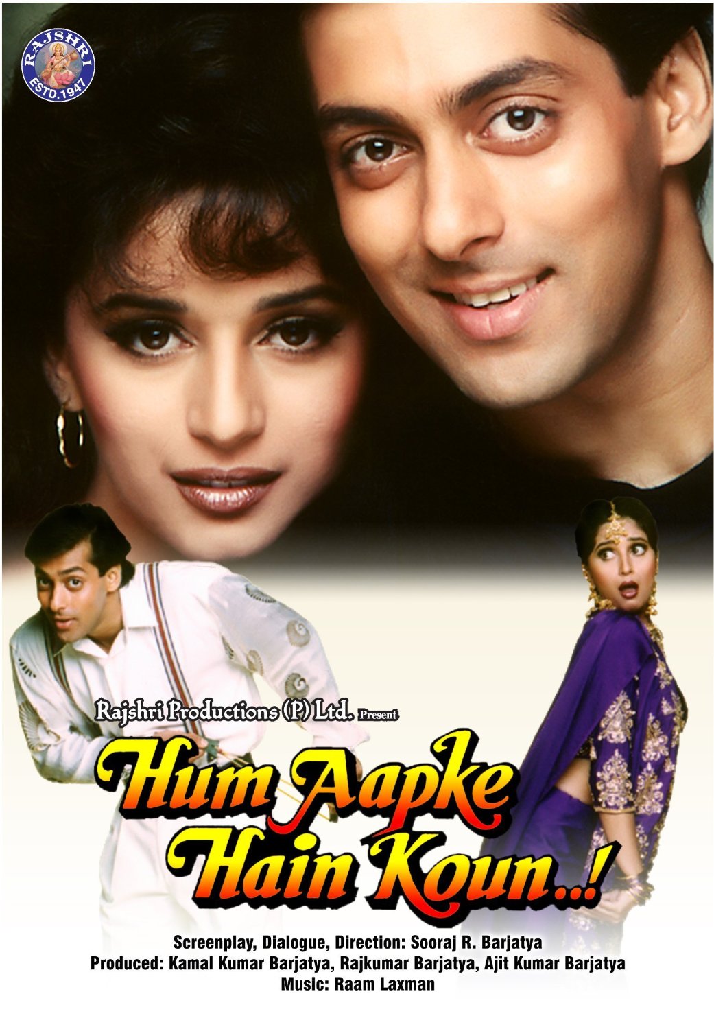 Hum Aapke Hain Koun Movie Poster Salman Khan Madhuri Dixit